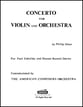 Violin Concerto Orchestra Scores/Parts sheet music cover